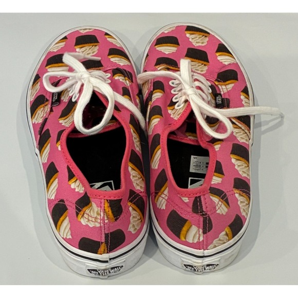 Vans Late Night Authentic Limited Edition Sneakers Pink Cupcake M 9.5 Women 11 - Picture 4 of 11